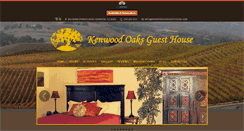 Desktop Screenshot of kenwoodoaksguesthouse.com