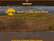 Tablet Screenshot of kenwoodoaksguesthouse.com
